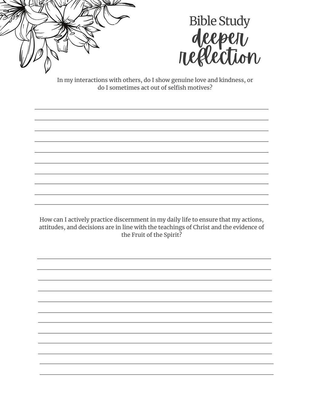 Fruit of The Spirit Bible Study