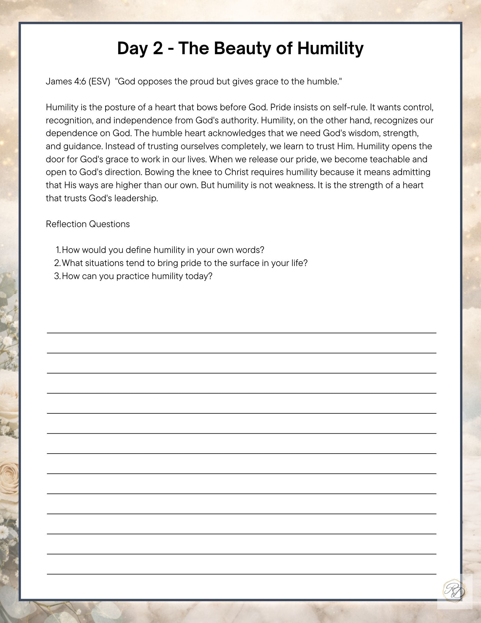 Bowing the knee to King Jesus: A 21 Day Devotional