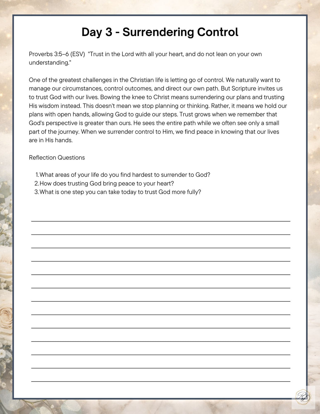 Bowing the knee to King Jesus: A 21 Day Devotional