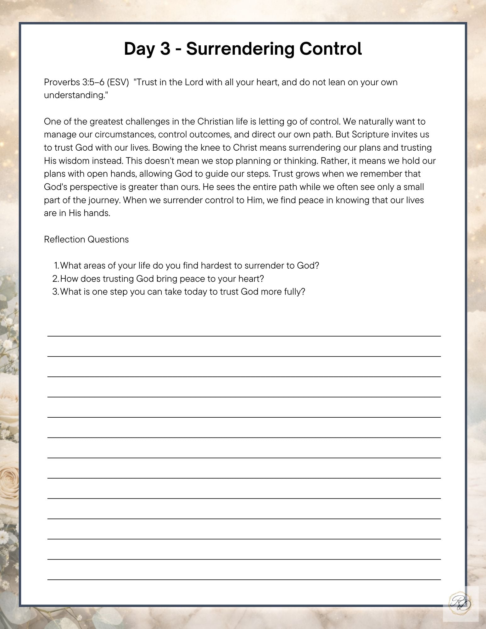 Bowing the knee to King Jesus: A 21 Day Devotional
