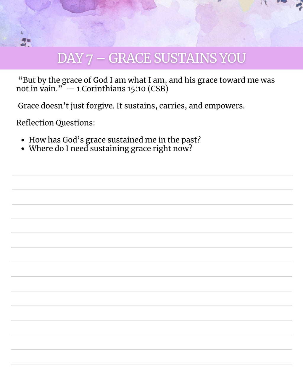 God's Strength in my Weakness- 21 Day Journal